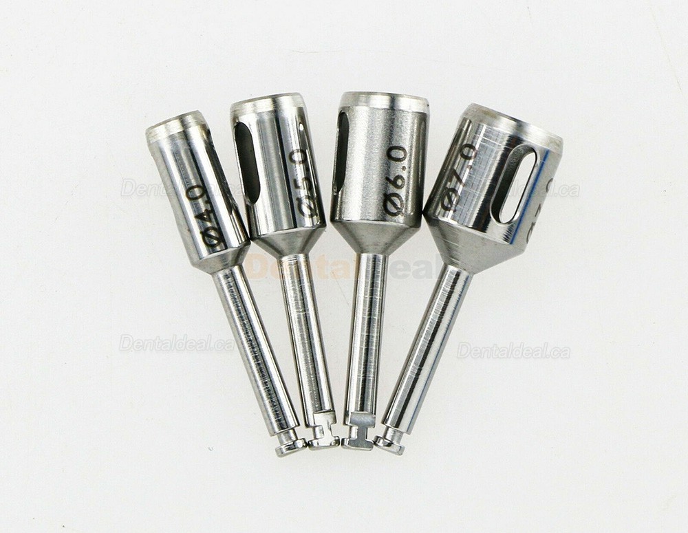 4Pcs/ Set Dental Implant Abutment Surgical Tissue Punch Surgical Drill Kit