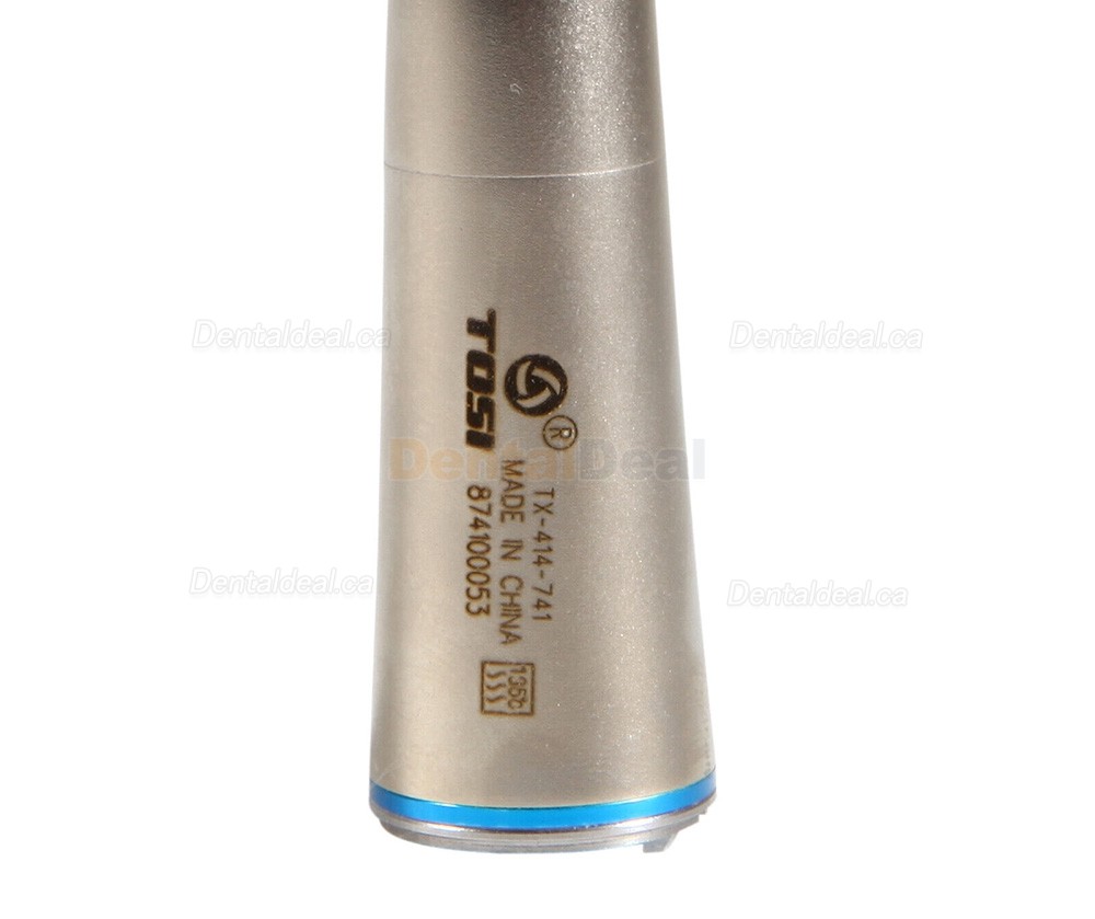 TOSI TX-414-741 Dental Fibre Optic 1:1 Contra Angle Handpiece E type
