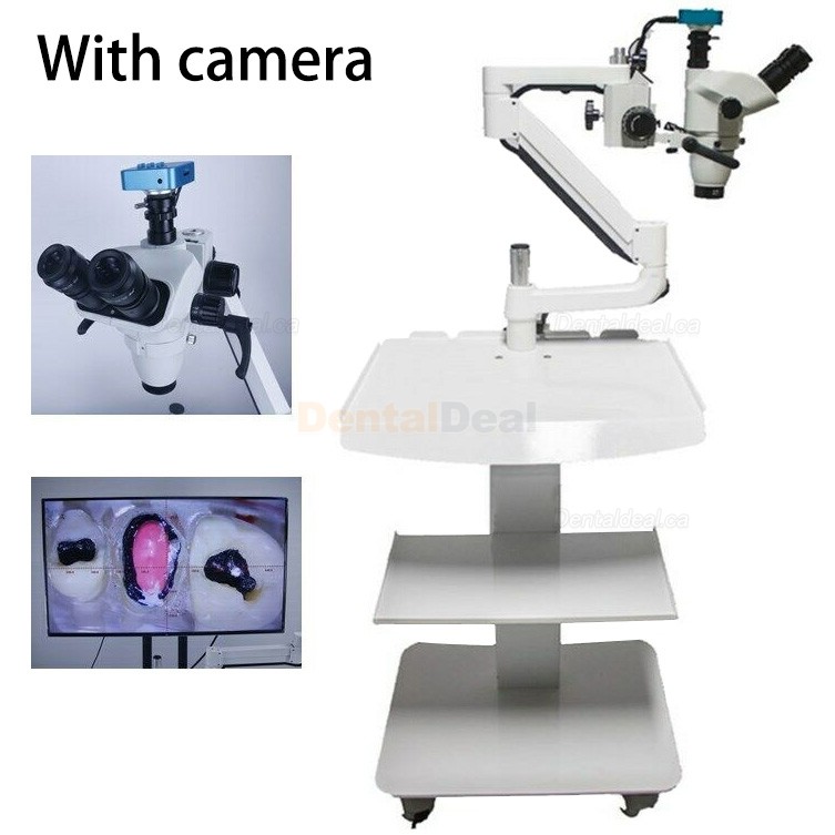 Trolley Type 5W Dental Endodontic Operating Microscope with Camera