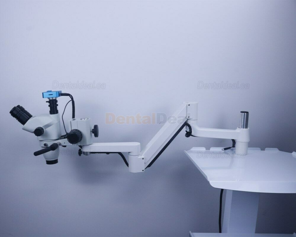 Trolley Type 5W Dental Endodontic Operating Microscope with Camera