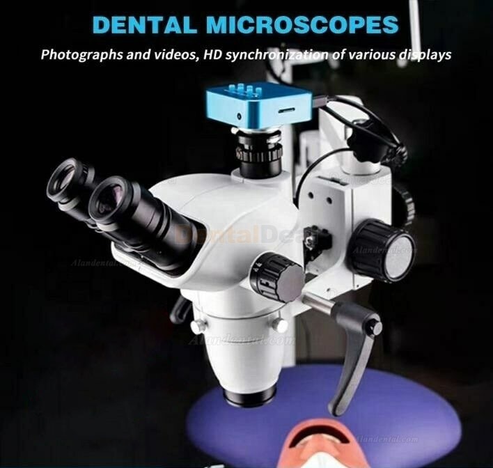 Trolley Type 5W Dental Endodontic Operating Microscope with Camera