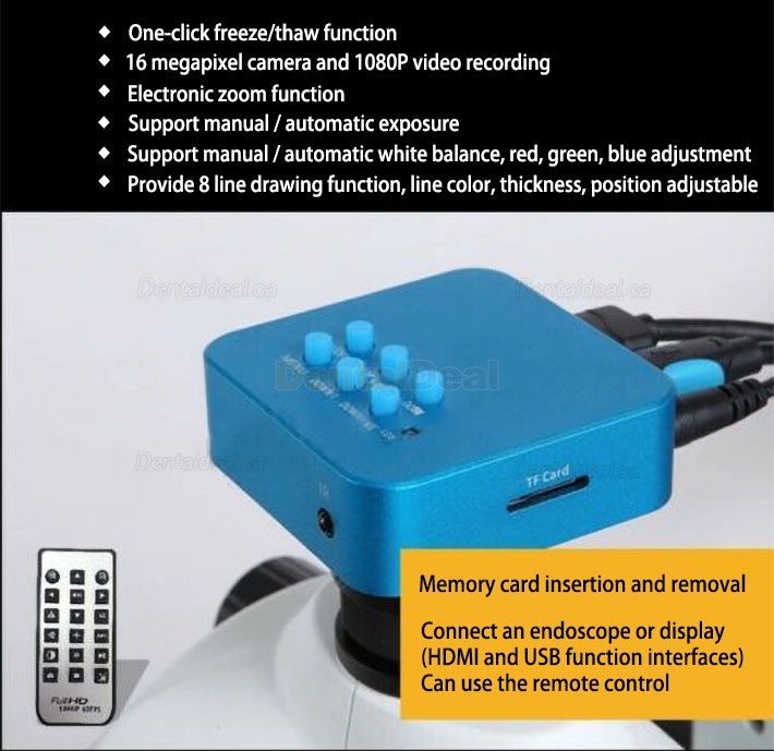 Trolley Type 5W Dental Endodontic Operating Microscope with Camera