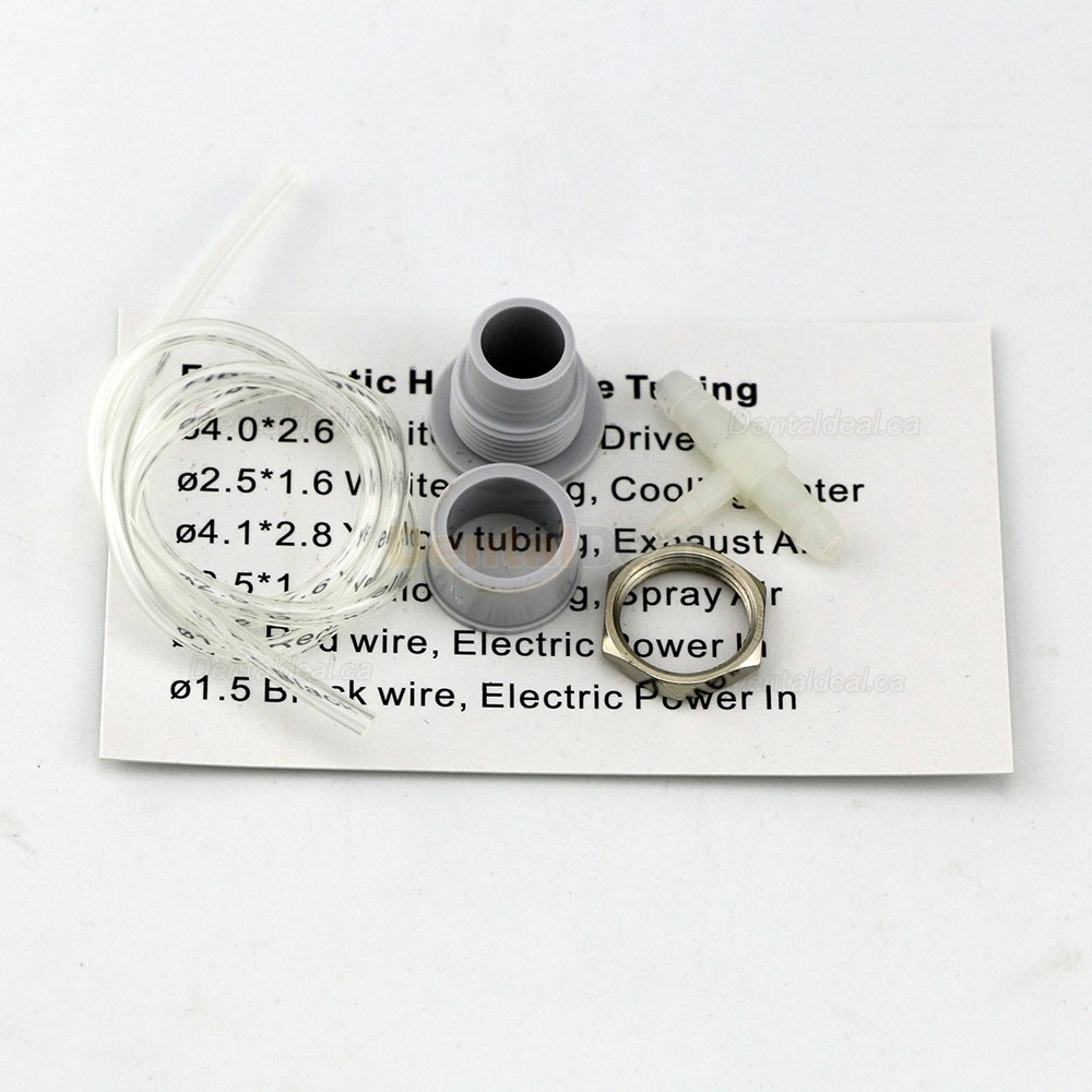 COXO Dental Fiber Optic Turbine Handpiece Tubing Hose 6 Hole Fit NSK KAVO