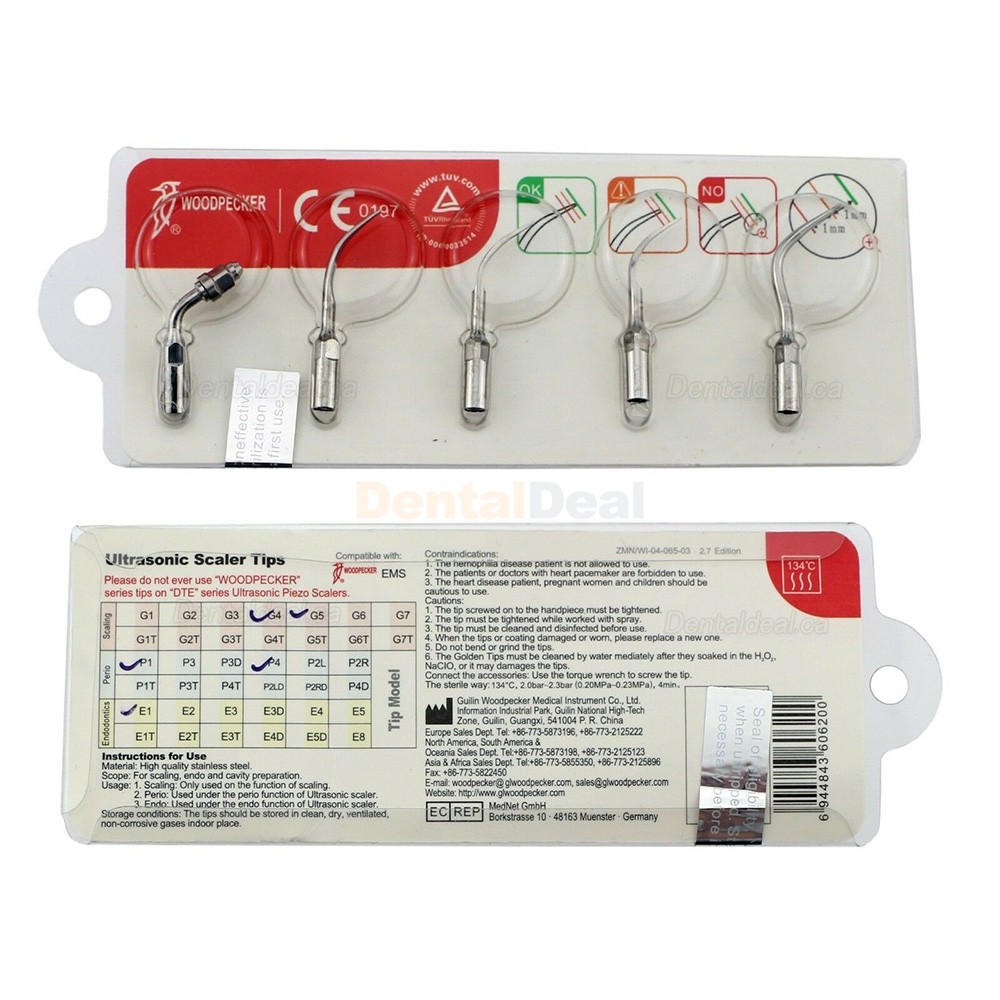 Woodpecker UDS-N6 Dental Built-in Ultrasonic Scaler Handpiece Fit EMS
