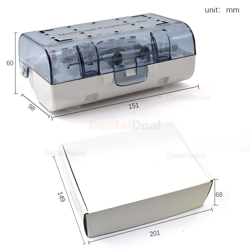 Universal Dental Implant Torque Wrench Kit with 14 Drivers