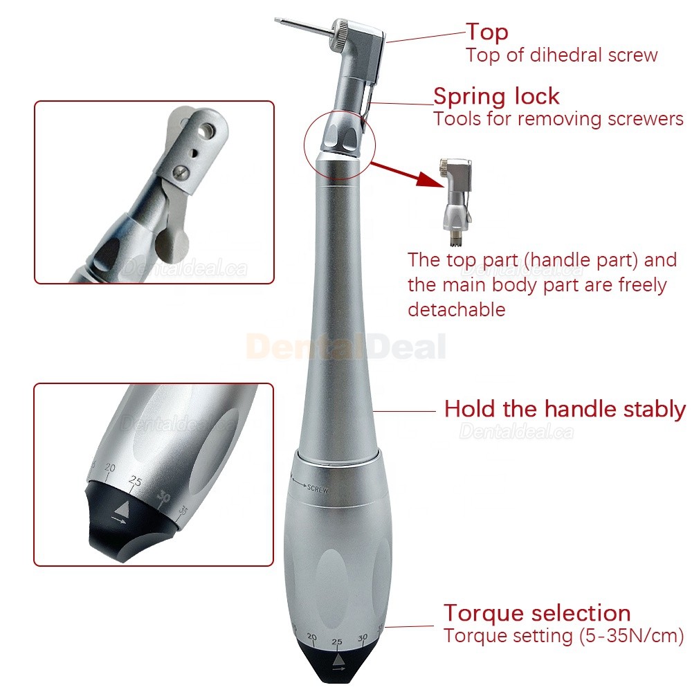 Universal Dental Implant Torque Wrench Handpiece Kit