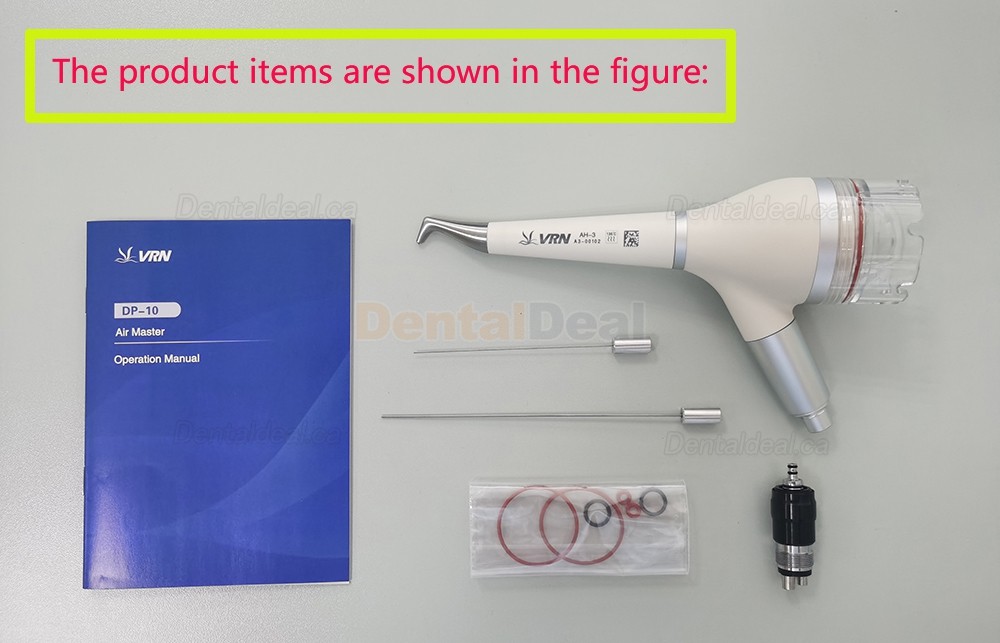 VRN DP-10 Air Master Dental Air Flow Polisher + NSK Coupling 2/4 Holes
