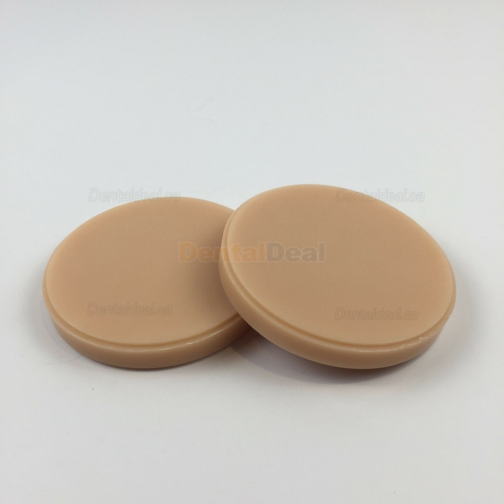 10 PCS Dental 98 *14mm Beige Wax Disc Block For Wieland CAD/CAM Milling System