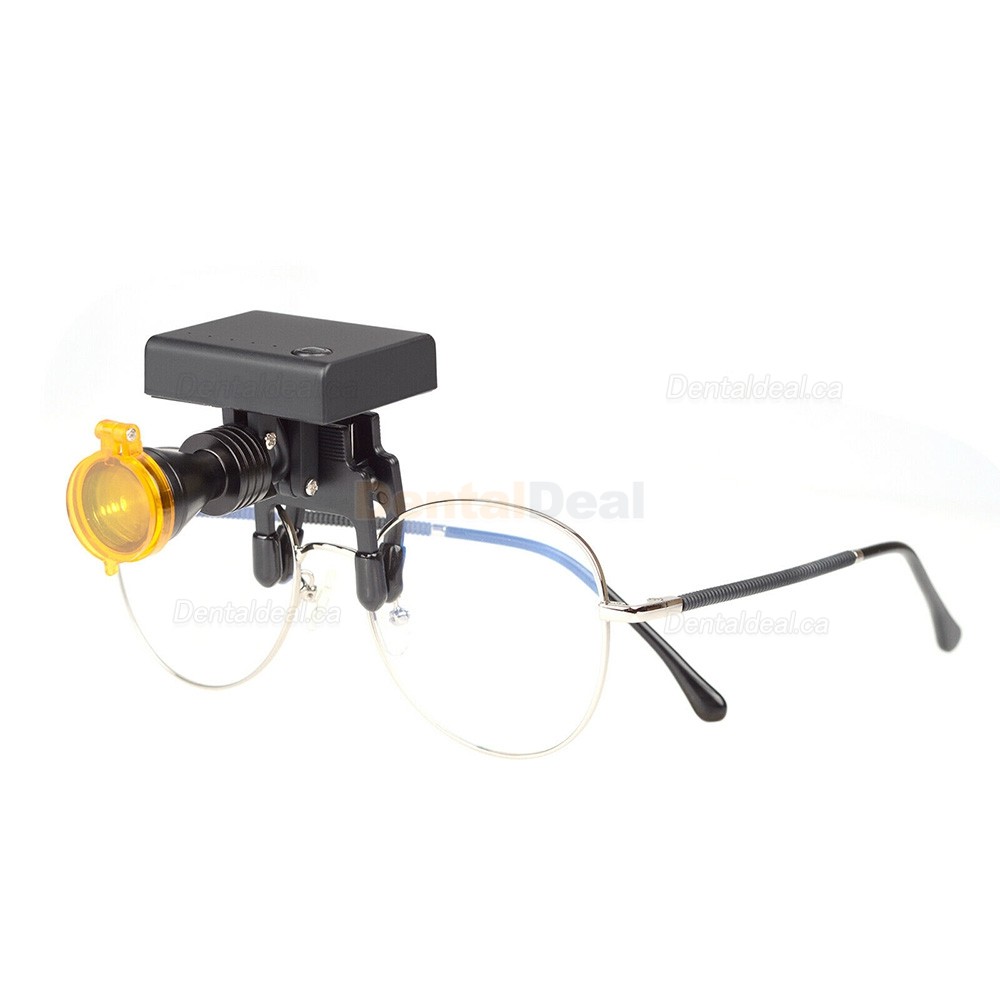 5W LED Wireless Clip-on Dental Headlight with Optical Filter
