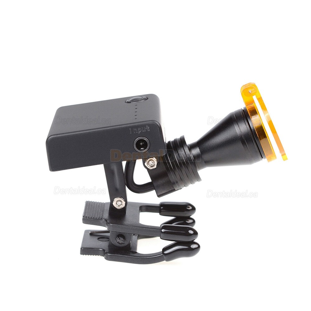 5W LED Wireless Clip-on Dental Headlight with Optical Filter