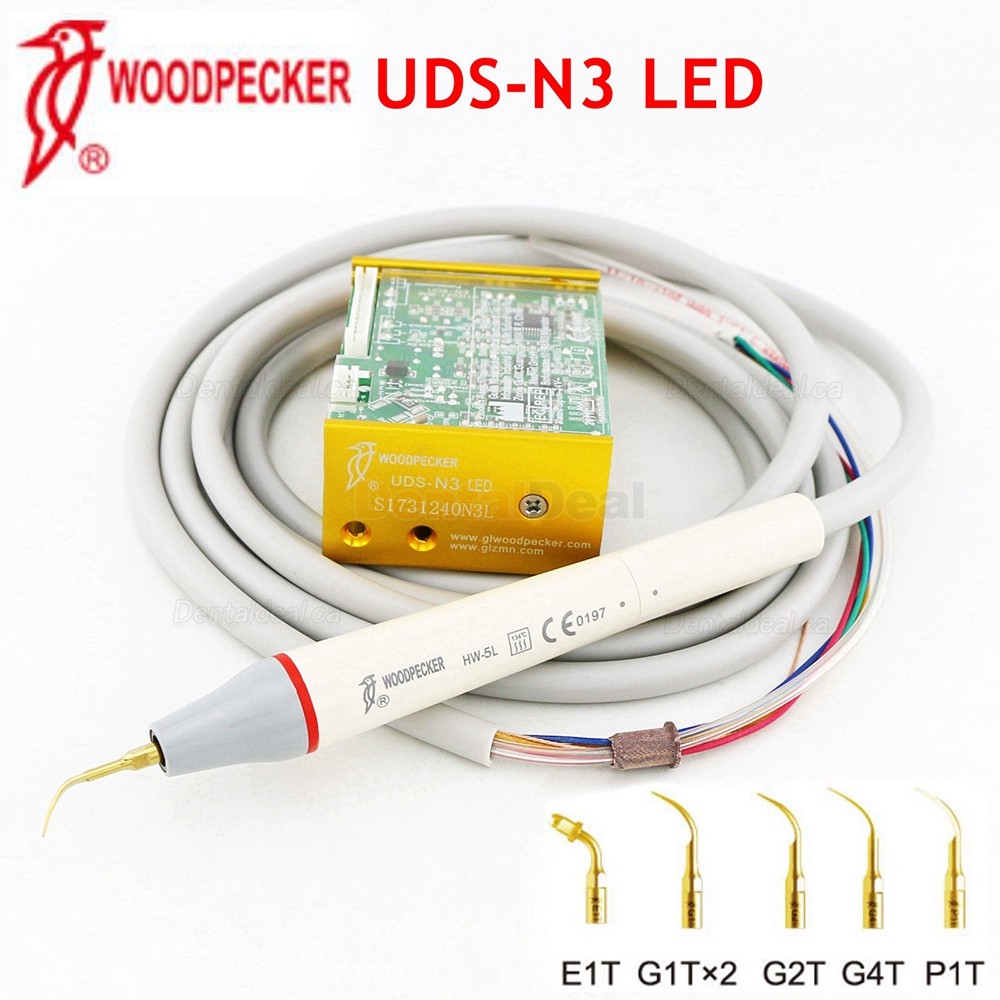 Woodpecker UDS-N3 Dental LED Built in Ultrasonic Scaler LED Handpiece Fit EMS