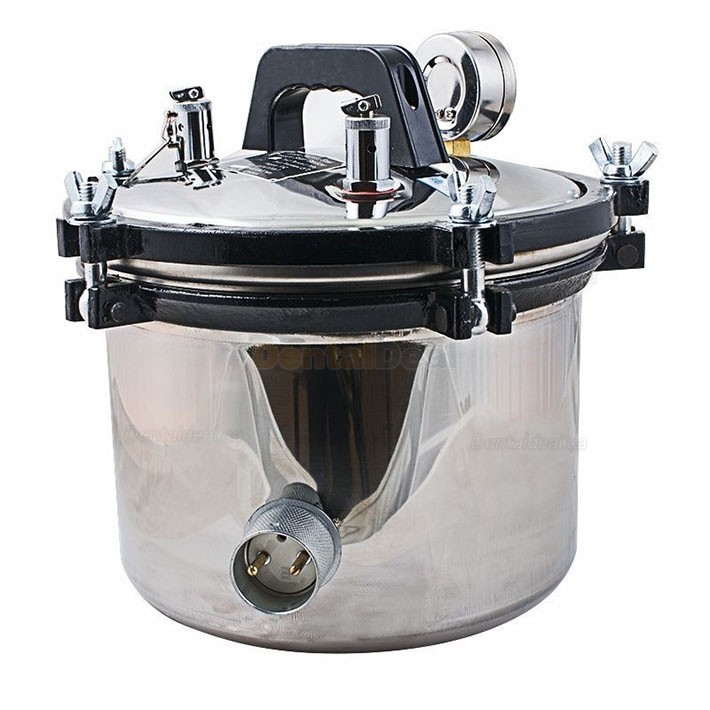 8L Small Portable Stainless Steel Autoclave Steam Sterilizer for Dental Medical