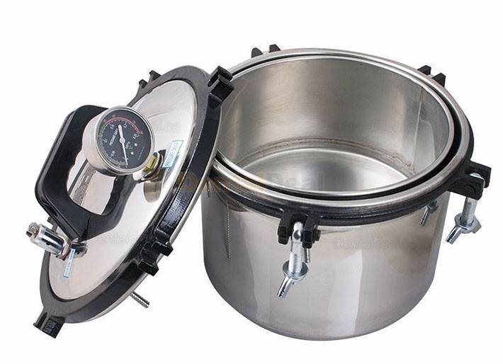 8L Small Portable Stainless Steel Autoclave Steam Sterilizer for Dental Medical
