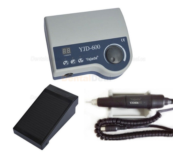 Brushless Dental Lab Micromotor with 50000 RPM Handpiece