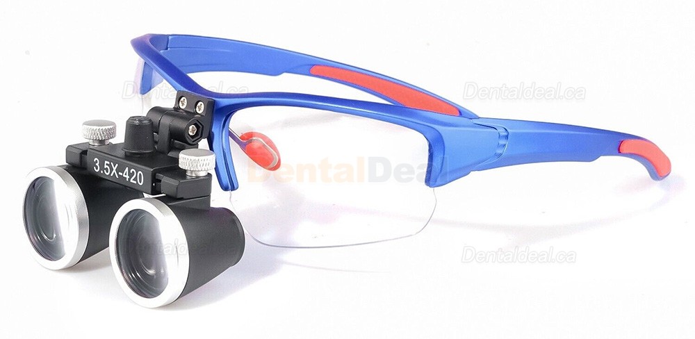 YUYO DY-117 Dental Medical Binocular Surgical Loupe 3.5X-420mm Adjustable