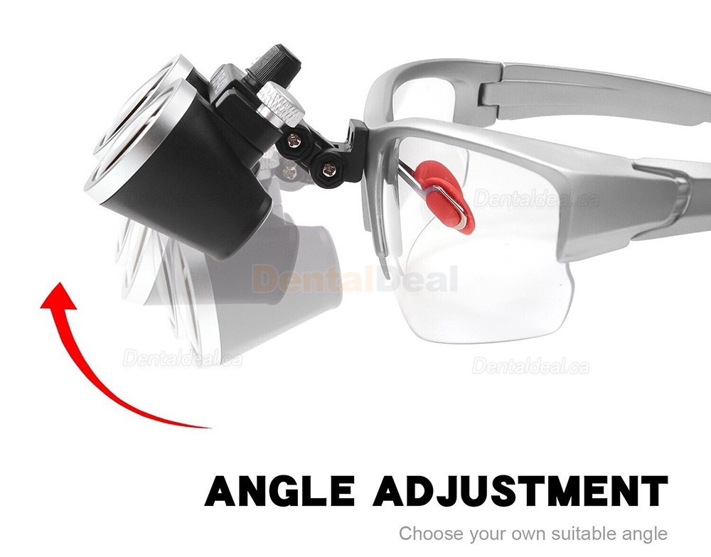 YUYO DY-117 Dental Medical Binocular Surgical Loupe 3.5X-420mm Adjustable