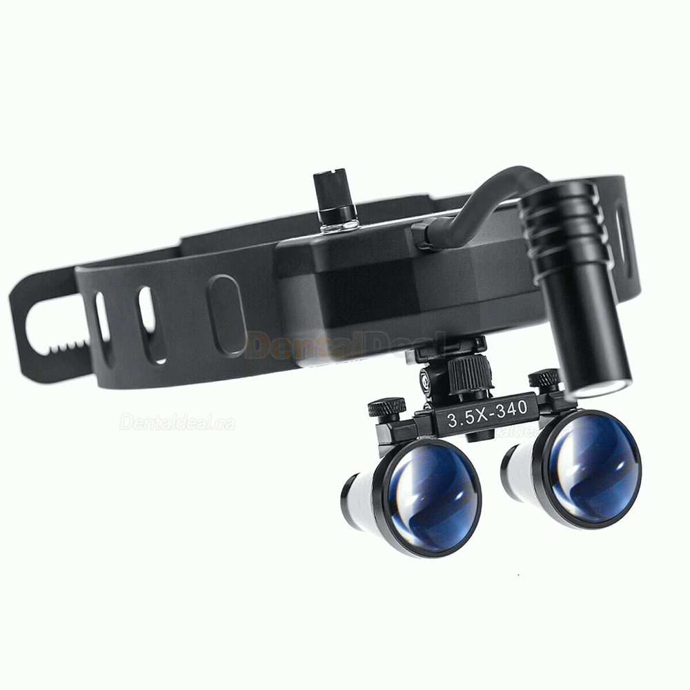5W Dental Medical Headband Wireless LED Head Light with 3.5X Surgical Loupe