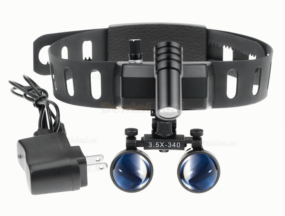 5W Dental Medical Headband Wireless LED Head Light with 3.5X Surgical Loupe