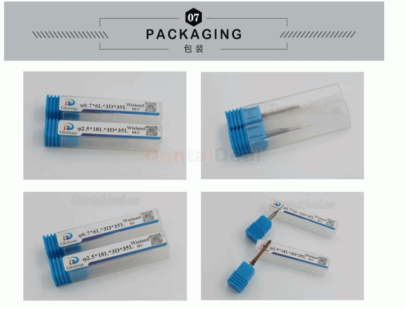 1 Box Dental Zirconia Tools Milling Burs Fit Amann/Imes/Roland/VHF/Wieland/Zirkon