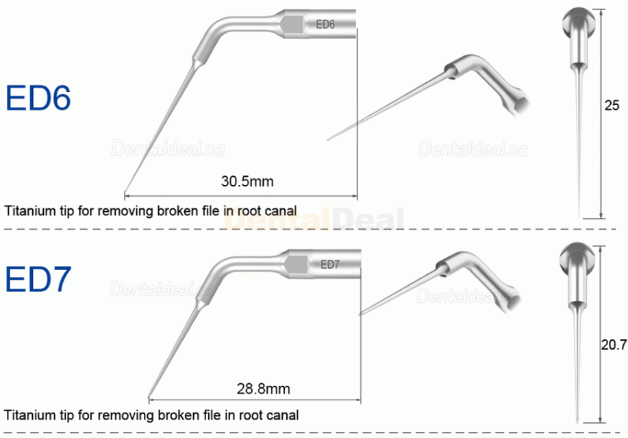 10Pcs Refine&reg; Ultrasonic Endo Tips E3D E4D E5D E10D E11D E12D E14D E15D Fit Woodpecker EMS